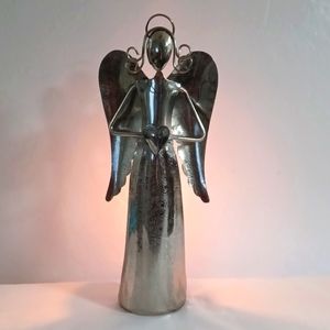 Regal Metal Angel Candle Votive Holder